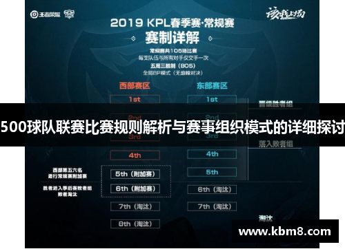 500球队联赛比赛规则解析与赛事组织模式的详细探讨